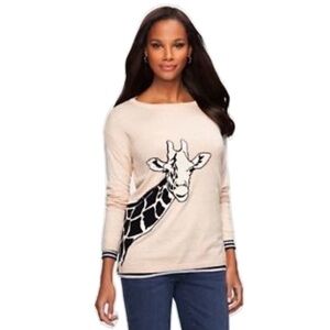 Talbots Giraffe Sweater SP